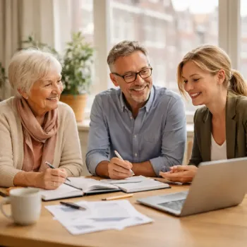 Vrijwilligers en bestuur in overleg bij patiëntenvereniging NVSP Nederland